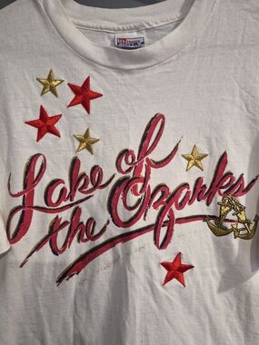 Vintage Lake Of The Ozarks Embroidered Tee